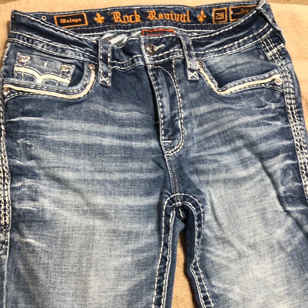 Rick Revival blue jeans, size 28